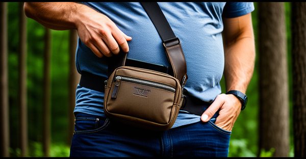 Sacoche ventrale pour homme : alliez style et praticité !